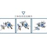 JIESTAR 69000 non  BIẾN ĐỔI SIÊU NHẢY VỌT HIỆP SĨ KIẾM GIÓ PHÒNG THỦ TRÁI ĐẤT bộ đồ chơi xếp lắp ráp ghép mô hình SUPER DEFORMED 901 khối