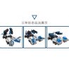 JIESTAR 69000 non  BIẾN ĐỔI SIÊU NHẢY VỌT HIỆP SĨ KIẾM GIÓ PHÒNG THỦ TRÁI ĐẤT bộ đồ chơi xếp lắp ráp ghép mô hình SUPER DEFORMED 901 khối