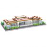FUN IMAGINATION LZ8186 8186 non  ĐẠI LỄ ĐƯỜNG NHÂN DÂN bộ đồ chơi xếp lắp ráp ghép mô hình Creator GREAT HALL OF THE PEOPLE Sáng Tạo 3730 khối