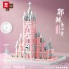 FUN IMAGINATION LZ8052 8052 non  NHÀ THỜ THÁNH TÂM CHÚA GIÊSU HỒ CHÍ MINH VIỆT NAM bộ đồ chơi xếp lắp ráp ghép mô hình Creator HO CHI MINH PINK CHURCH Sáng Tạo 7017 khối