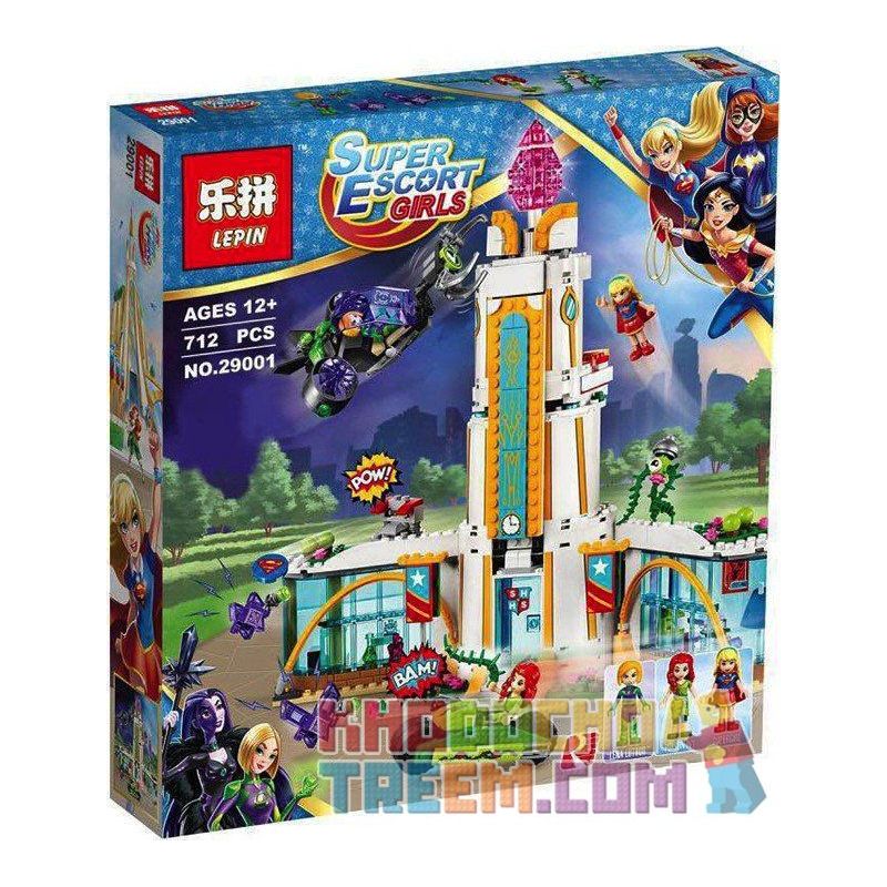 NOT Lego SUPER HERO HIGH SCHOOL 41232 Bela Lari 10618 LEPIN 29001 SHENG YUAN/SY SY887 xếp lắp ráp ghép mô hình TRƯỜNG TRUNG HỌC CỦA NỮ SIÊU ANH HÙNG Dc Super Hero Girls 712 khối