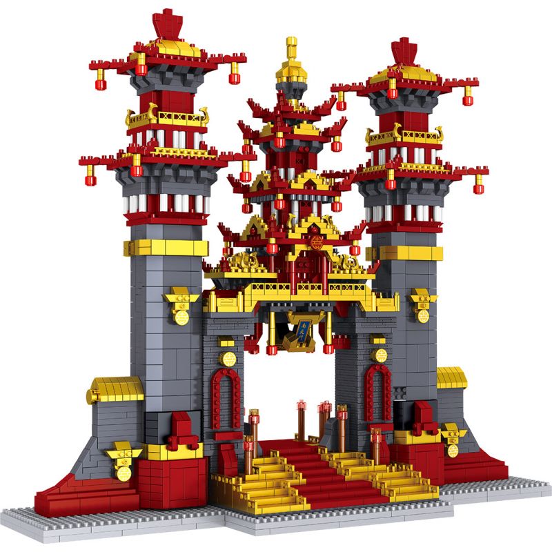 FUN IMAGINATION LZ8041 8041 non  NAM THIÊN MÔN bộ đồ chơi xếp lắp ráp ghép mô hình Creator Sáng Tạo 3996 khối