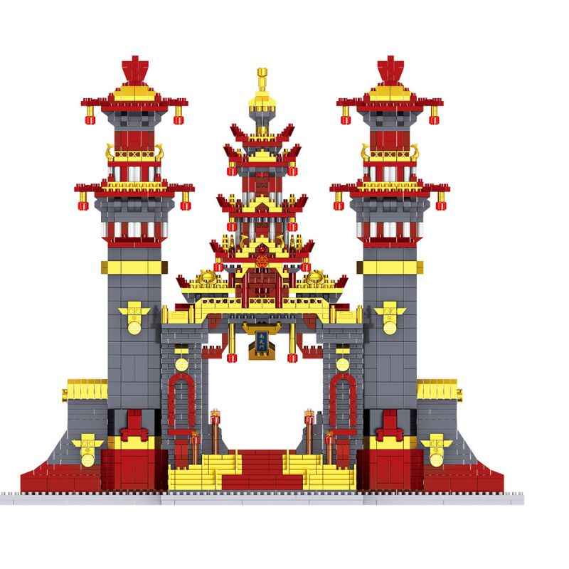 FUN IMAGINATION LZ8041 8041 non  NAM THIÊN MÔN bộ đồ chơi xếp lắp ráp ghép mô hình Creator Sáng Tạo 3996 khối