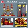 FUN IMAGINATION LZ8041 8041 non  NAM THIÊN MÔN bộ đồ chơi xếp lắp ráp ghép mô hình Creator Sáng Tạo 3996 khối