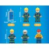 FORANGE FC3107 3107 non  HOẠT ĐỘNG CHỮA CHÁY bộ đồ chơi xếp lắp ráp ghép mô hình Fire Rescure FIRE FIGHTERS Cứu Hỏa 640 khối