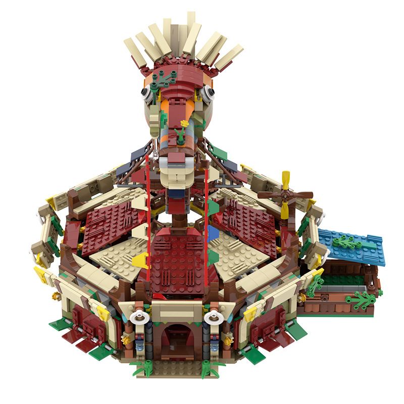 BUILDMOC C5788 5788 non  GA TÀU bộ đồ chơi xếp lắp ráp ghép mô hình THE LEGEND OF ZELDA BOTW STABLES 2015 khối