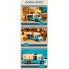 PANTASY 85011 XE TẢI THỰC PHẨM HOÀI CỔ bộ đồ chơi xếp lắp ráp ghép mô hình Creator RETRO FOOD TRUCK Sáng Tạo 2300 khối