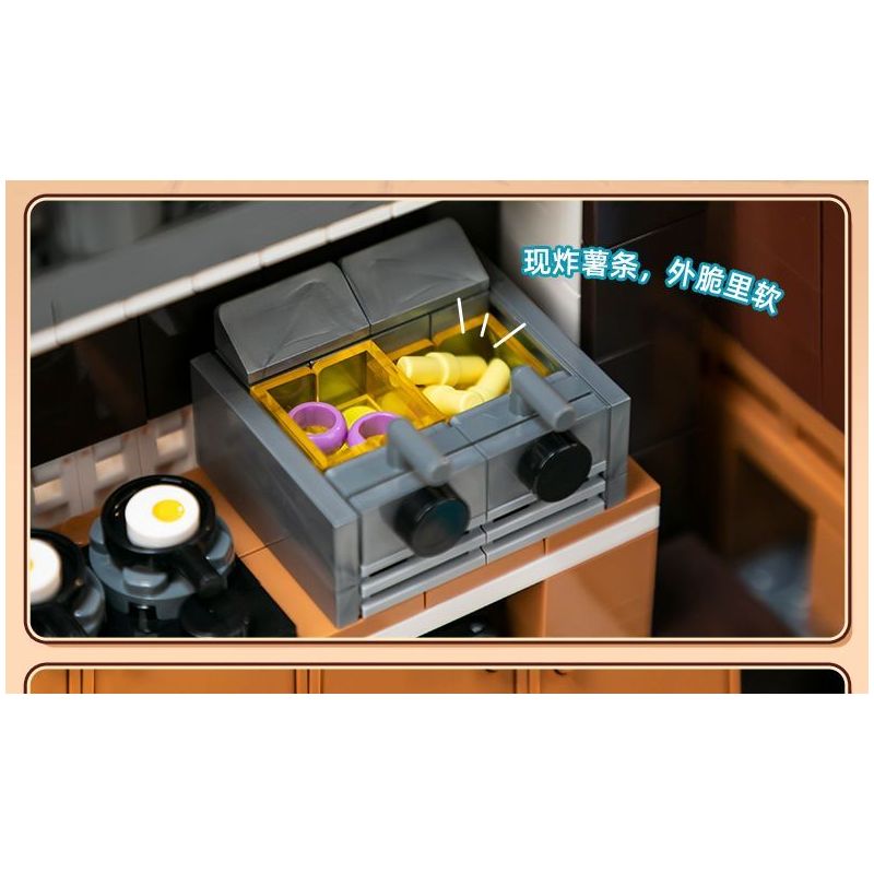 PANTASY 85011 XE TẢI THỰC PHẨM HOÀI CỔ bộ đồ chơi xếp lắp ráp ghép mô hình Creator RETRO FOOD TRUCK Sáng Tạo 2300 khối