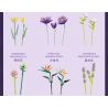 JIESTAR JJ9046 9046 BÓ HOA bộ đồ chơi xếp lắp ráp ghép mô hình Creator TROPICAL FLOWER BOUQUET Sáng Tạo 891 khối