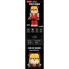 WANGAO 188018 GẤU CƠ STREET FIGHTER KEN 400% bộ đồ chơi xếp lắp ráp ghép mô hình BEAR ROBOT