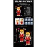 WANGAO 188018 GẤU CƠ STREET FIGHTER KEN 400% bộ đồ chơi xếp lắp ráp ghép mô hình BEAR ROBOT