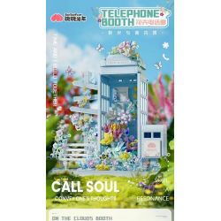 TAOTAOGUANG YEAR TT1001 1001 BỐT ĐIỆN THOẠI HOA bộ đồ chơi xếp lắp ráp ghép mô hình TELEPHONE BOOTH 2079 khối