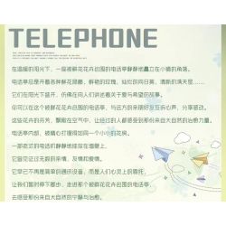 TAOTAOGUANG YEAR TT1001 1001 BỐT ĐIỆN THOẠI HOA bộ đồ chơi xếp lắp ráp ghép mô hình TELEPHONE BOOTH 2079 khối