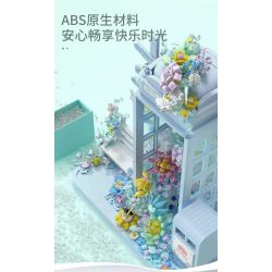 TAOTAOGUANG YEAR TT1001 1001 BỐT ĐIỆN THOẠI HOA bộ đồ chơi xếp lắp ráp ghép mô hình TELEPHONE BOOTH 2079 khối