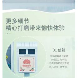 TAOTAOGUANG YEAR TT1001 1001 BỐT ĐIỆN THOẠI HOA bộ đồ chơi xếp lắp ráp ghép mô hình TELEPHONE BOOTH 2079 khối