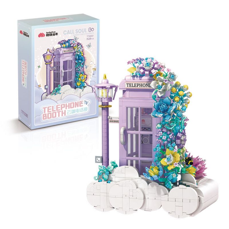 TAOTAOGUANG YEAR TT1002 1002 BUỒNG ĐIỆN THOẠI ĐÁM MÂY bộ đồ chơi xếp lắp ráp ghép mô hình 1526 khối