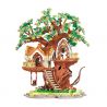 TAOTAOGUANG YEAR TT2001 2001 NGÔI NHÀ TRÊN CÂY RỪNG XANH bộ đồ chơi xếp lắp ráp ghép mô hình 2506 khối