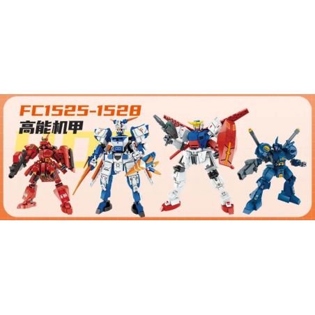 FORANGE FC1526 1526 CƠ KHÍ NĂNG LƯỢNG CAO FC1526 bộ đồ chơi xếp lắp ráp ghép mô hình WHITE TIGER 323 khối