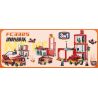 FORANGE FC3325 3325 ĐỘI CHỮA CHÁY bộ đồ chơi xếp lắp ráp ghép mô hình City Thành Phố 663 khối