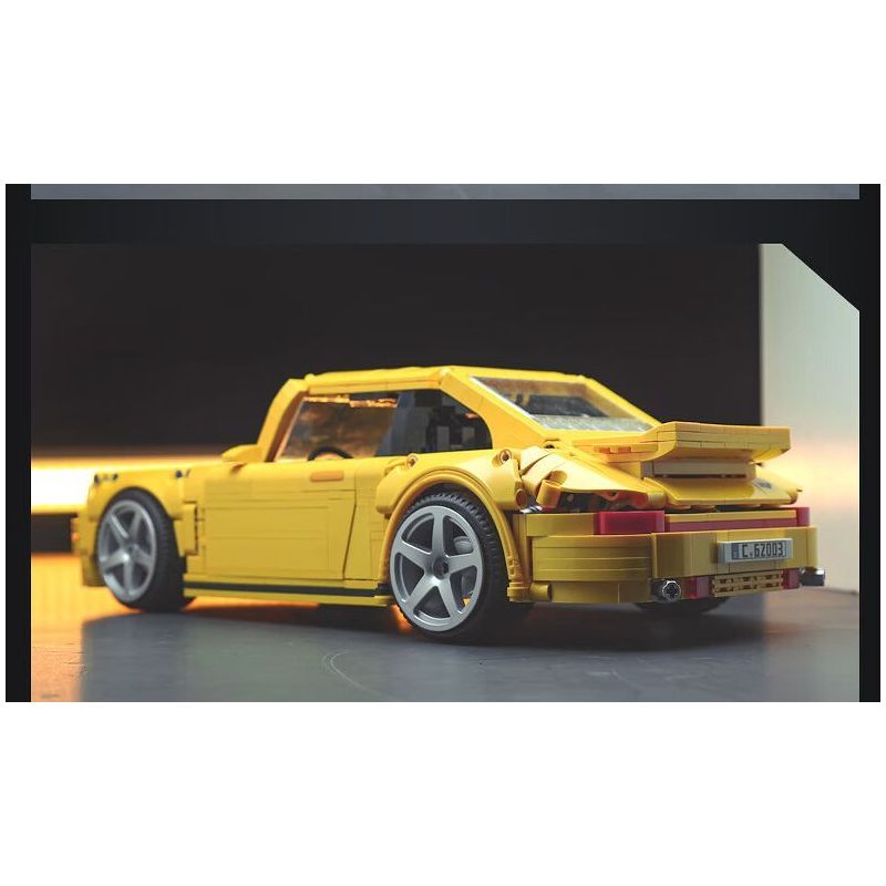 CADA DOUBLEE C62003 62003 RUF CTR 2017 XE THỂ THAO CHIM VÀNG 1:12 tỷ lệ 1:12 bộ đồ chơi xếp lắp ráp ghép mô hình Creator RUF CTR 2017 YELLOWBIRD Sáng Tạo 1515 khối