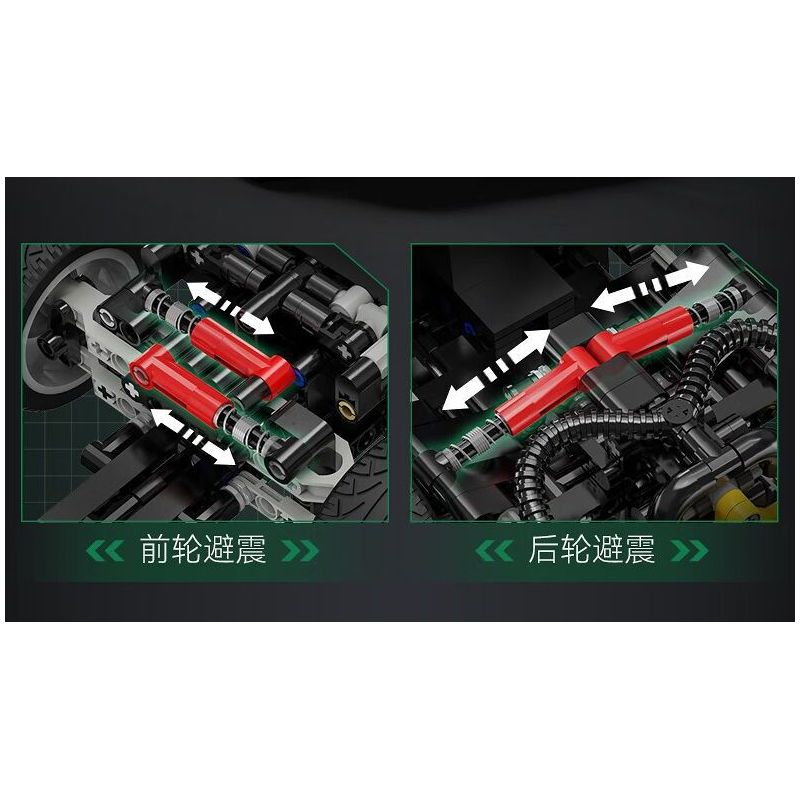 CADA DOUBLEE C62003 62003 RUF CTR 2017 XE THỂ THAO CHIM VÀNG 1:12 tỷ lệ 1:12 bộ đồ chơi xếp lắp ráp ghép mô hình Creator RUF CTR 2017 YELLOWBIRD Sáng Tạo 1515 khối