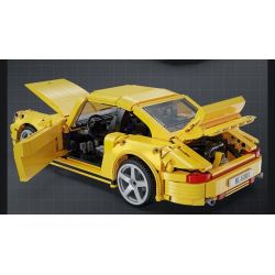 CADA DOUBLEE C62003 62003 RUF CTR 2017 XE THỂ THAO CHIM VÀNG 1:12 tỷ lệ 1:12 bộ đồ chơi xếp lắp ráp ghép mô hình Creator RUF CTR 2017 YELLOWBIRD Sáng Tạo 1515 khối