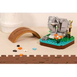 WANGE LIGAO DR.LUCK 1623 QUÁI THÚ TUYỆT VỜI VOI bộ đồ chơi xếp lắp ráp ghép mô hình Creator WONDERFUL ANIMALS Sáng Tạo 139 khối