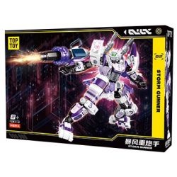 TOP TOY TC2402 2402 ÁO GIÁP DI ĐỘNG PHÁO HẠNG NẶNG STORM bộ đồ chơi xếp lắp ráp ghép mô hình STORM GUNNER 400 khối