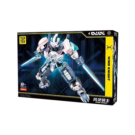 TOP TOY TC2404 2404 HIỆP SĨ TINH THẦN GIÓ MECHA bộ đồ chơi xếp lắp ráp ghép mô hình WIND KNIGHT 400 khối