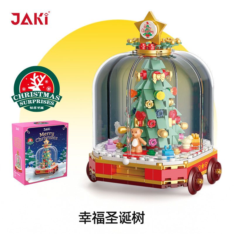 JAKI JK5163 5163 CÂY GIÁNG SINH VUI VẺ bộ đồ chơi xếp lắp ráp ghép mô hình Creator Sáng Tạo