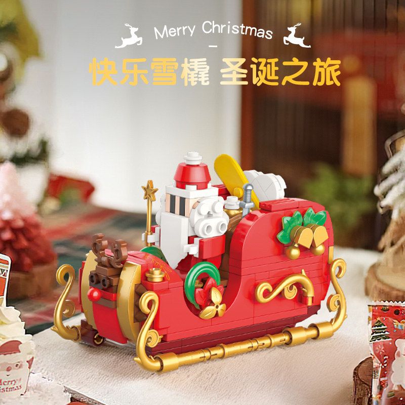 JAKI JK5161 5161 XE TRƯỢT TUYẾT HẠNH PHÚC bộ đồ chơi xếp lắp ráp ghép mô hình Creator Sáng Tạo