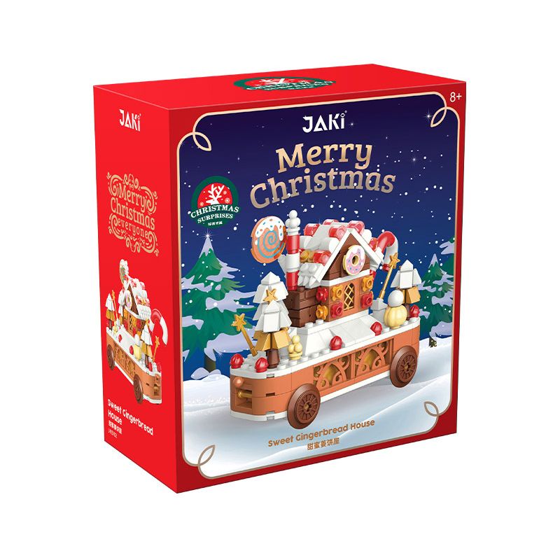 JAKI JK5162 5162 NGÔI NHÀ BÁNH GỪNG NGỌT NGÀO bộ đồ chơi xếp lắp ráp ghép mô hình Creator Sáng Tạo