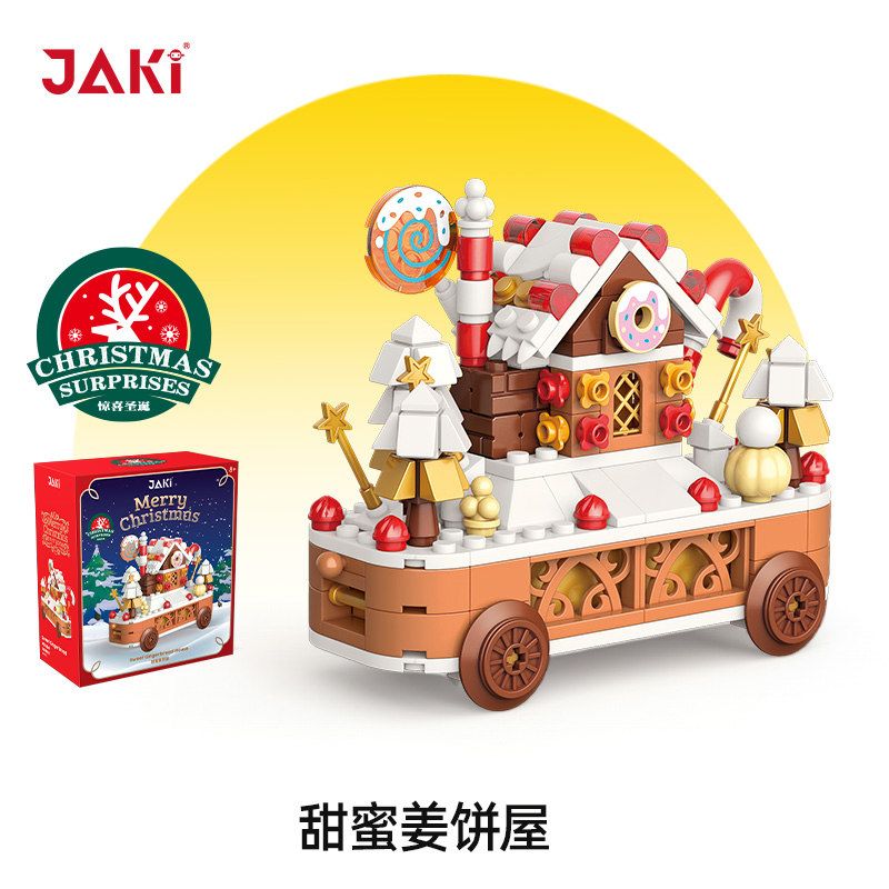 JAKI JK5162 5162 NGÔI NHÀ BÁNH GỪNG NGỌT NGÀO bộ đồ chơi xếp lắp ráp ghép mô hình Creator Sáng Tạo