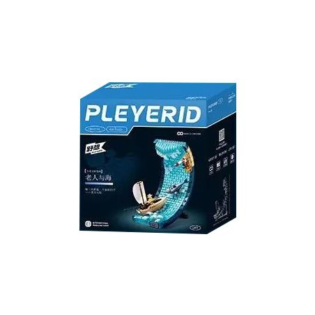 PLEYERID M38-P8025 P8025 8025 M38P8025 38-P8025 CUỐN SÁCH HẢI LÝ ÔNG GIÀ VÀ BIỂN CẢ bộ đồ chơi xếp lắp ráp ghép mô hình Arts & Crafts