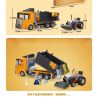 JIESTAR 51031 THÀNH PHỐ TOÀN CẦU XE XÂY DỰNG bộ đồ chơi xếp lắp ráp ghép mô hình City CITY GLOBAL BACK TURNING ENGINEERING VEHICLE 336 khối