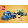 JIESTAR 51033 THÀNH PHỐ TOÀN CẦU ĐƯỜNG LĂN bộ đồ chơi xếp lắp ráp ghép mô hình City CITY GLOBAL TOWING VEHICLE 334 khối