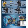LE YI 87005 MÔ HÌNH ĐỘI SÓI SWAT 8 bộ đồ chơi xếp lắp ráp ghép mô hình City POLICE TRAINING CAMP Thành Phố