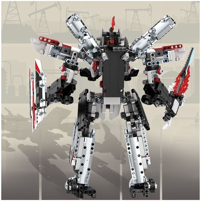 GBL KY1112 1112 KỸ SƯ CƠ KHÍ FOSUN MECHA bộ đồ chơi xếp lắp ráp ghép mô hình Technic Kỹ Thuật Công Nghệ Cao Mô Hình Phương Tiện 729 khối