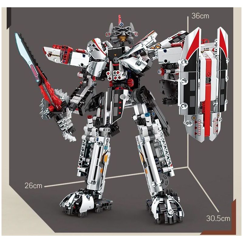 GBL KY1112 1112 KỸ SƯ CƠ KHÍ FOSUN MECHA bộ đồ chơi xếp lắp ráp ghép mô hình Technic Kỹ Thuật Công Nghệ Cao Mô Hình Phương Tiện 729 khối