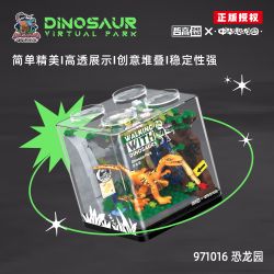 ZHEGAO 971016 CÔNG VIÊN KHỦNG LONG TRUNG QUỐC bộ đồ chơi xếp lắp ráp ghép mô hình DINOSAUR VIRTUAL PARK 238 khối