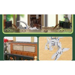 ZHEGAO 613000 BẢO TÀNG KHỦNG LONG bộ đồ chơi xếp lắp ráp ghép mô hình DINOSAUR MUSEUM 2788 khối