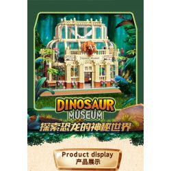 ZHEGAO 613000 BẢO TÀNG KHỦNG LONG bộ đồ chơi xếp lắp ráp ghép mô hình DINOSAUR MUSEUM 2788 khối