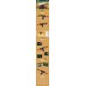 ZHEGAO QL5244 5244 SÚNG TIỂU LIÊN KIỂU 56 bộ đồ chơi xếp lắp ráp ghép mô hình Military Army Quân Sự Bộ Đội 1113 khối