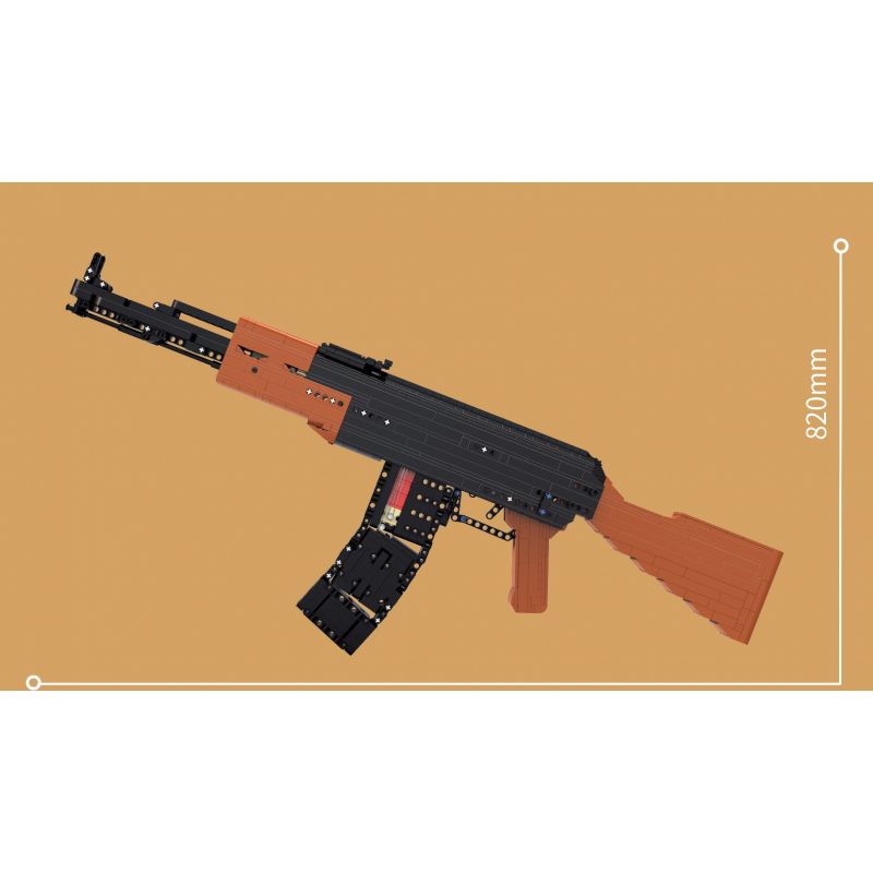 ZHEGAO QL5244 5244 SÚNG TIỂU LIÊN KIỂU 56 bộ đồ chơi xếp lắp ráp ghép mô hình Military Army Quân Sự Bộ Đội 1113 khối