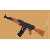 ZHEGAO QL5244 5244 SÚNG TIỂU LIÊN KIỂU 56 bộ đồ chơi xếp lắp ráp ghép mô hình Military Army Quân Sự Bộ Đội 1113 khối