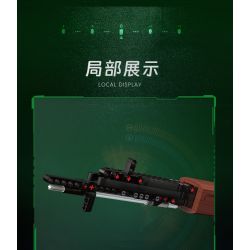 ZHEGAO QL5245 5245 SÚNG TRƯỜNG BÁN TỰ ĐỘNG KIỂU 56 bộ đồ chơi xếp lắp ráp ghép mô hình Military Army Quân Sự Bộ Đội 991 khối