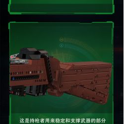 ZHEGAO QL5245 5245 SÚNG TRƯỜNG BÁN TỰ ĐỘNG KIỂU 56 bộ đồ chơi xếp lắp ráp ghép mô hình Military Army Quân Sự Bộ Đội 991 khối