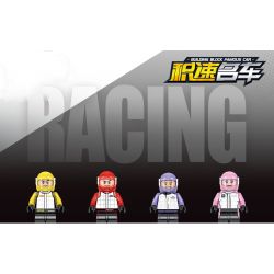 KOZOSHA C2161-1 2161-1 XE SANG JISU MÀU VÀNG bộ đồ chơi xếp lắp ráp ghép mô hình Speed Champions Racing Cars Đua Xe Công Thức 317 khối