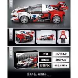 KOZOSHA C2161-4 2161-4 XE SANG JISU MÀU HỒNG bộ đồ chơi xếp lắp ráp ghép mô hình Speed Champions Racing Cars Đua Xe Công Thức 302 khối