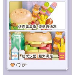 SEMBO 612016 THẾ GIỚI HAI MẶT CỦA XIAO LIUYA LÀM GIÀU NHỜ GẠCH VÀ VỮA bộ đồ chơi xếp lắp ráp ghép mô hình 338 khối